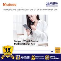 Gambar MCDODO CA-5050 USB C Adapter 2in1 Audio Splitter 60W PD Fast Charging Headset Jack Type C dari Sentra Digital Kota Surabaya 5 Tokopedia