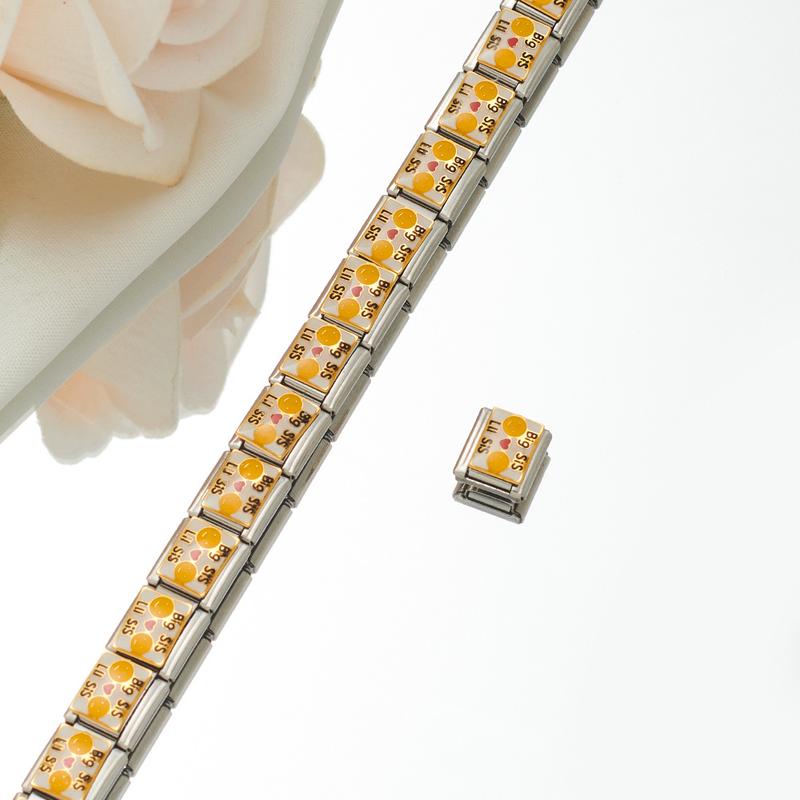 Product Introduction of Modular Bracelet Titanium Oil Drop DIY Custom Fit Unisex 16