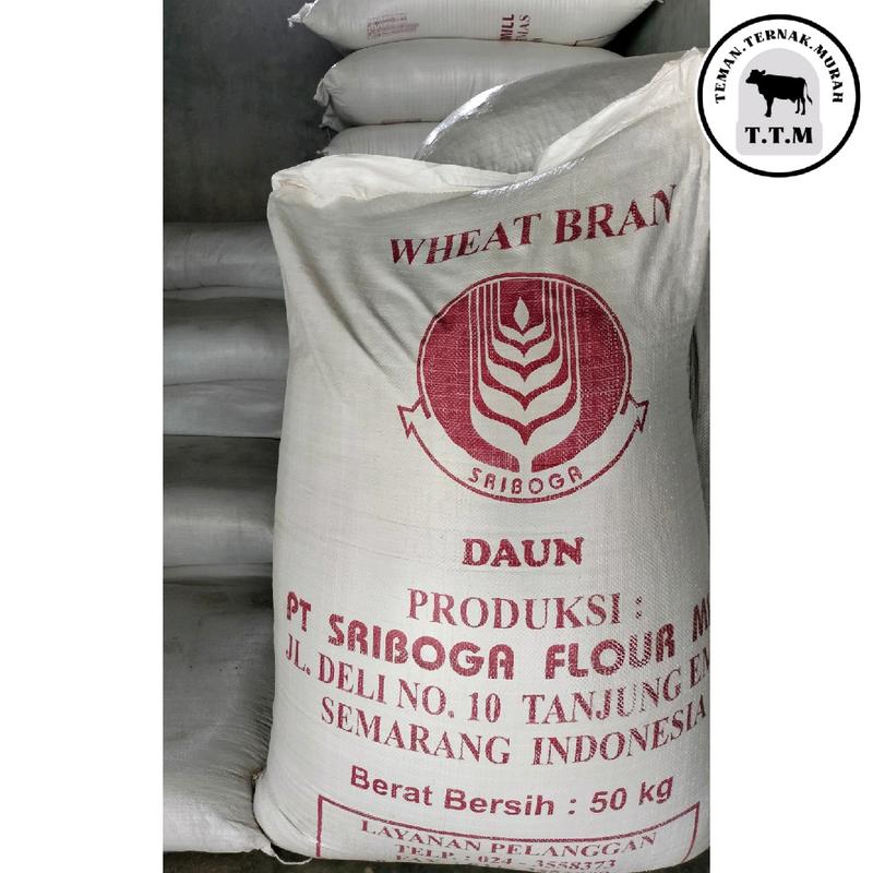 Bran polar sriboga- 3 Kg- bran pakan ayam bebek domba kambing sapi - wheat bran 1