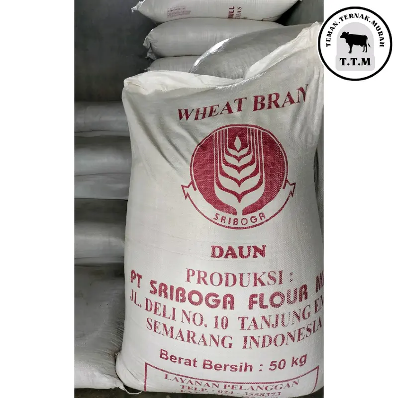 Bran polar sriboga- 3 Kg- bran pakan ayam bebek domba kambing sapi - wheat bran 1