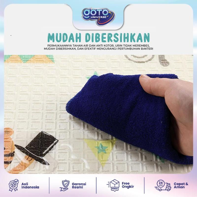 Goto [COD] Shiro Playmate Bayi Matras Lipat Playmat Anak Tebal 180x200 cm 3