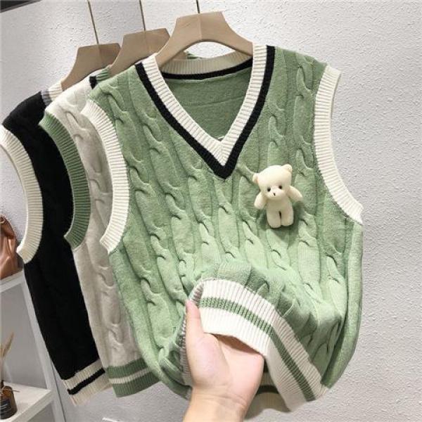 Áo Vest Dệt Kim, Hàng Mới Về Năm 2025, Áo Vest Len Mùa Xuân Và Mùa Thu Cho Nữ, Thích Hợp Cho Các Hoạt Động Ngoài Trời, Phong Cách Người Nổi Tiếng Trên Internet, Hàng Châu Âu, Áo Vest Phong Cách Phương Tây Cho Nữ 4