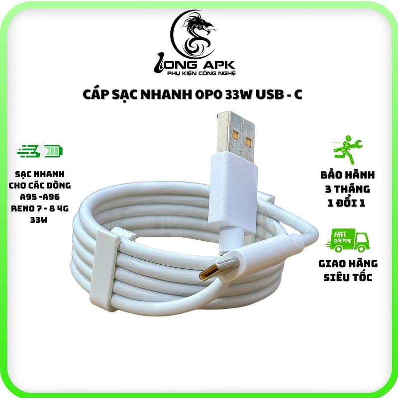 Cáp sạc nhanh 0P0 A95-A96-REN0 7 4G -REN0 8-4G - RENO 10   ko dùng được A53,54,57,A74,A76,A94,REN0 2f,4,5,6  Sạc Điện Thoại Phụ Kiện Usb - C Phone 