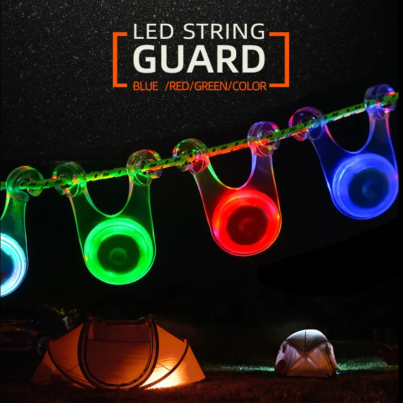 Warning String 1Pcs Camping Warning Safety Lamp Waterproof Tent String Rope - TikTok ...