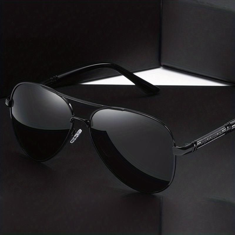 Product Introduction of Polarized sunglasses for men, 1 pc, UV protection, metal, driving, large frame 4