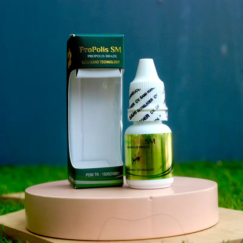 Cairan Untuk Penghancur Batu Amandel Nyeri Tenggorokan Propolis SM Stok Ready Isi 6ml 4