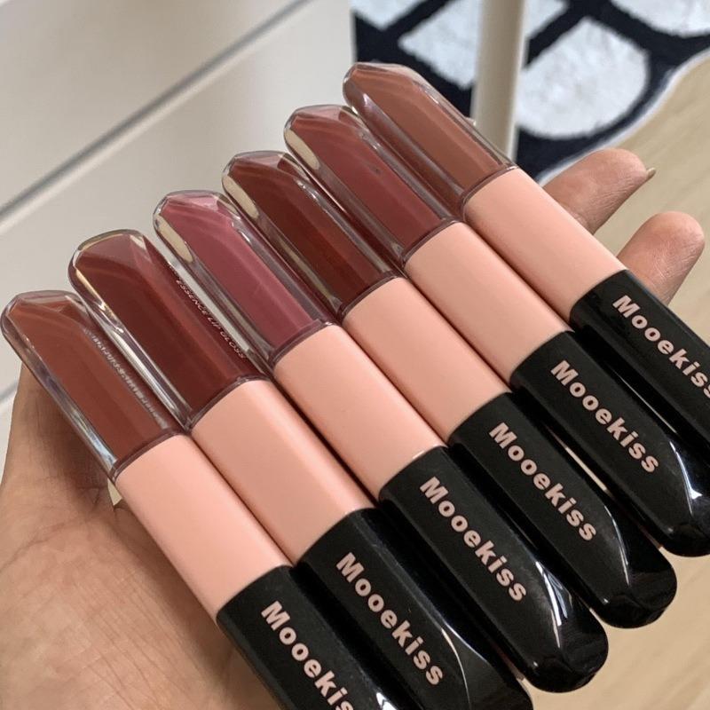 Product Introduction of Son Môi Dưỡng Ẩm, Mooekiss, Hai Đầu, Không Dính, Chống Cúp, Hoàn Thiện Bóng Women Trang Điểm Nữ Cosmetic Mỹ Phẩm 2