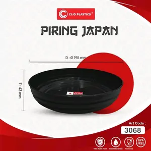 2pcs piring makan model japan tahan panas dan BPA Free Kitchenware