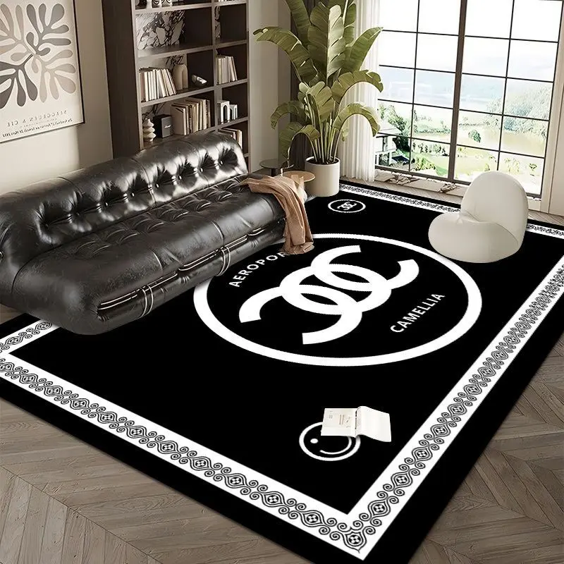 Thảm phòng Khách Thiết kế tối giản hiện đại, màu kem, phong cách im lặng, thích hợp cho ghế Sofa và Bàn, cao cấp và giá cả phải chăng, cũng thích hợp cho phòng ngủ và phòng, thảm trải sàn 2