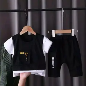 Setelan Baju Anak Laki Laki Model Rompi Terlaris Set Kaos Dan Celana Anak Cowok Keren Baju Anak Import Setelan Anak Laki Laki Kekinian Pakaian Anak Model Terbaru Motif Premium Fashion