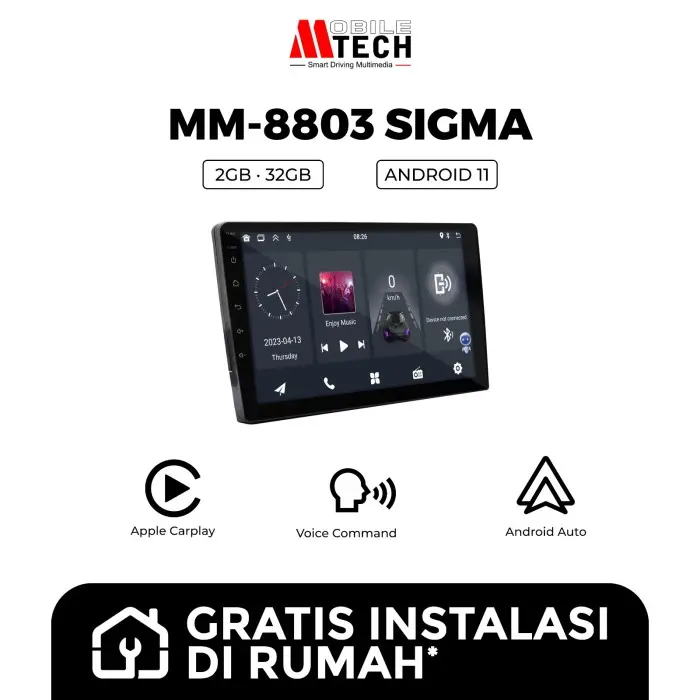 Mobiletech Headunit Double Din SIGMA LITE - SIGMA 10" 0