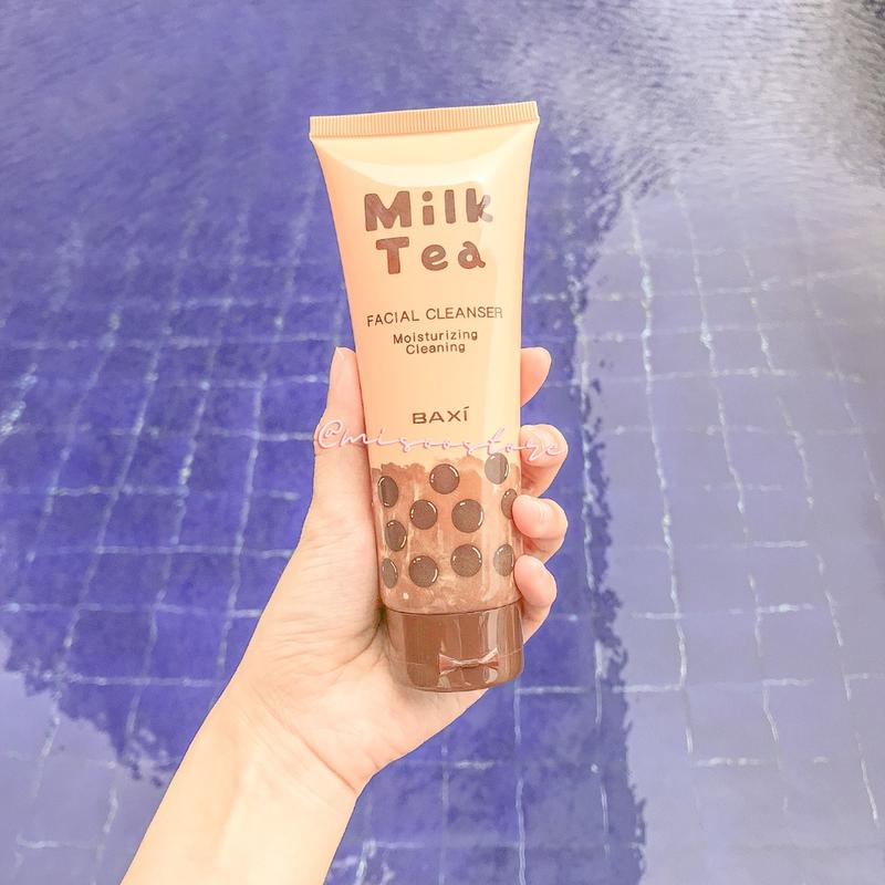 baxi pembersih wajah/pembersih muka/bubble tea facial cleanser 1