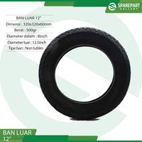 Gambar Ban luar skuter 12inch (12,5x2.25) ring 12" dari Sparepart Gallery Kota Administrasi Jakarta Utara 3 Tokopedia