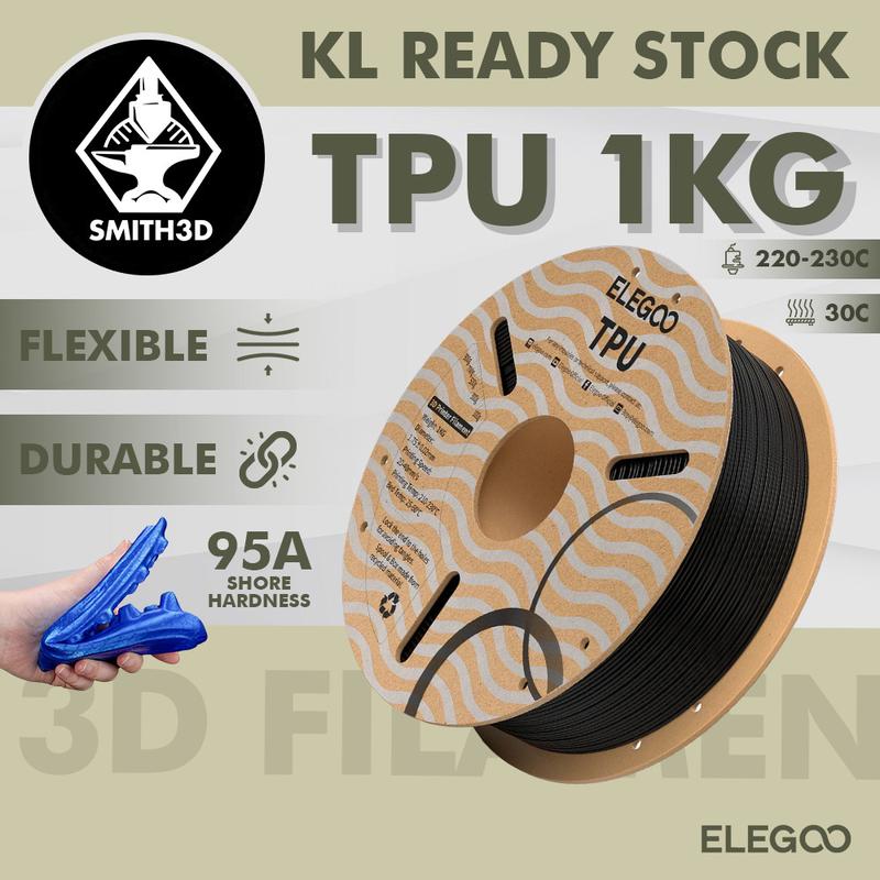 Elegoo - TPU 95A - Transparent (Translucent) - 1,75 mm - 1 kg main image 0