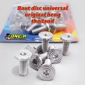 HENG BAUT 12 M8 PROBOLT DISC SPIRAL SLASH STAINLESS ORIGINAL THAILAND UNIVERSAL