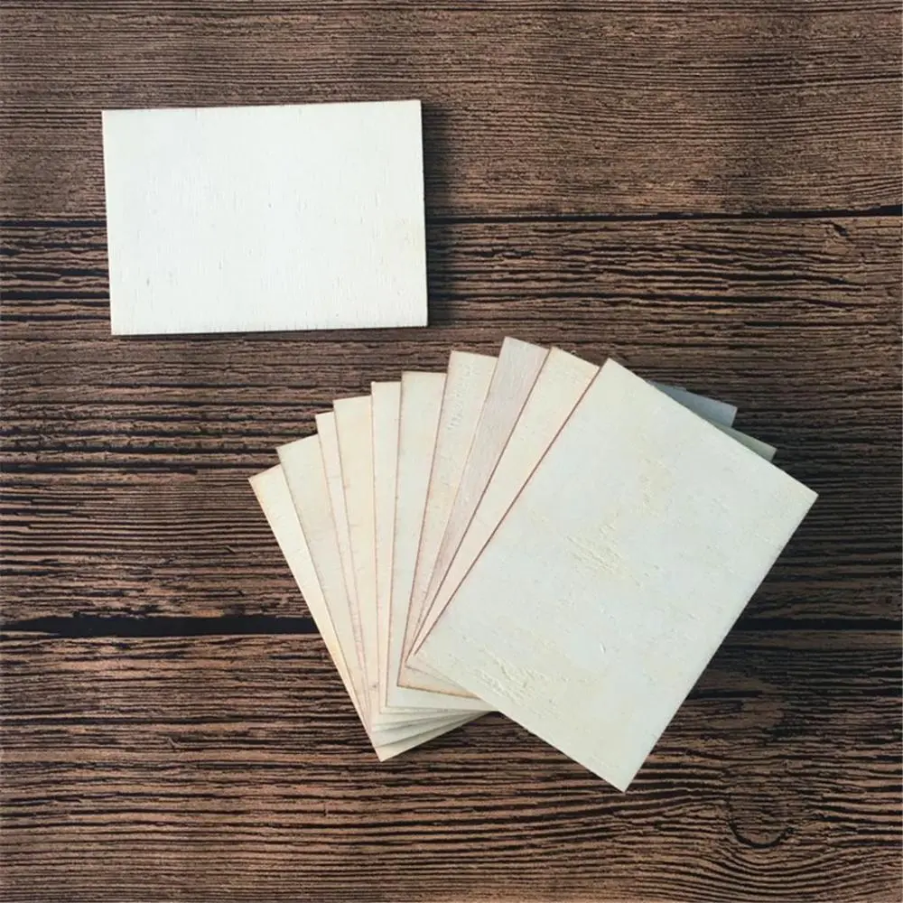 10pc Plywood Sheets for Art Craft,, DIY Wood Plaque Home