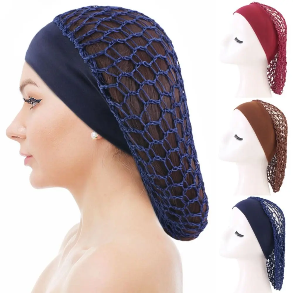 Mũ Ngủ, Thời Trang, Băng Rộng, Mũ Đan Tóc, Mũ Tóc Giả, Lưới, Thoải Mái Và Mềm Mại, Chăm Sóc Tóc, Thích Hợp Cho Phụ Nữ