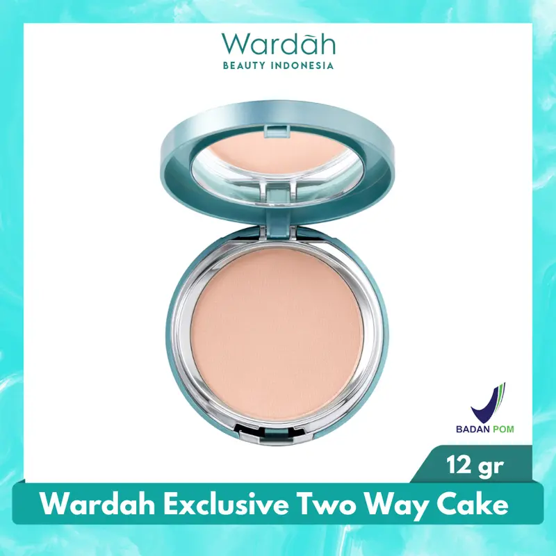Wardah Exclusive Two Way Cake - Bedak Padat - Full - Refill - Wardahindonesia Powder Compact Lightening 0