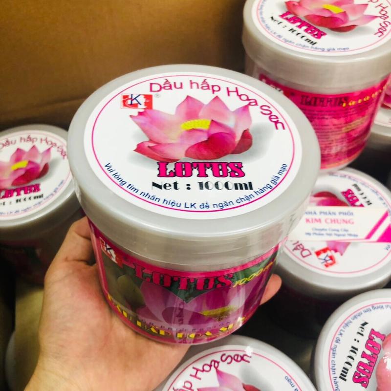 Kem Hấp dầu, ủ tóc, kem xả tóc hoa sen LK (Phục hồi tóc)