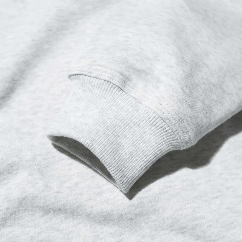 Kattoen - Crewneck White Mist Sweater Oversized Basic Fleece 6