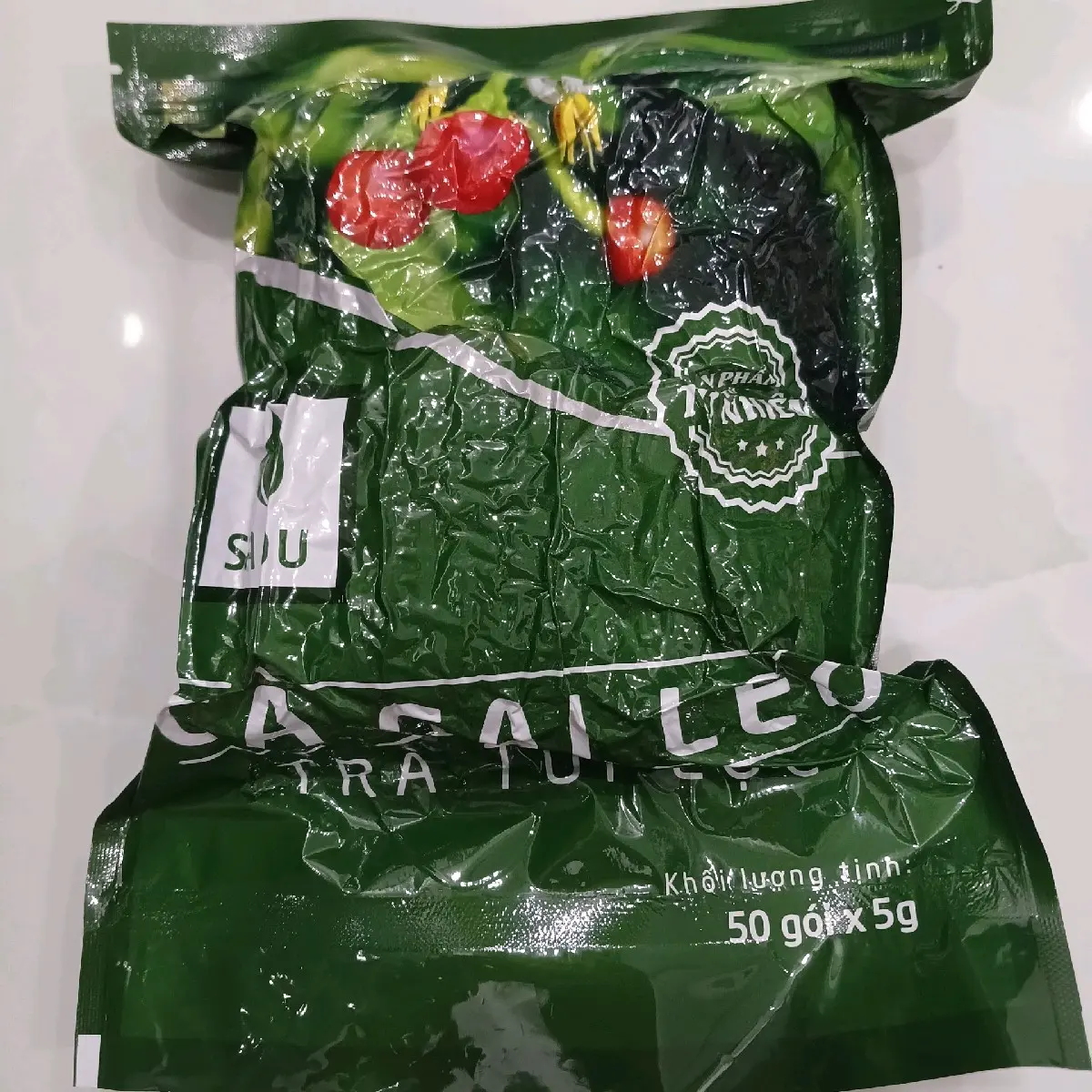 Trà túi lọc Cà gai leo SaDu bịch 250g( 50 túi lọc) sản phẩm hút chân không
