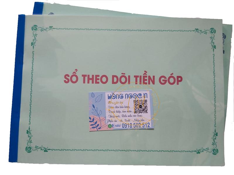 Product Introduction of Sổ Tiền Góp Sổ Theo Dõi Tiền Góp 3 quyển kích thước 295x210mm 9