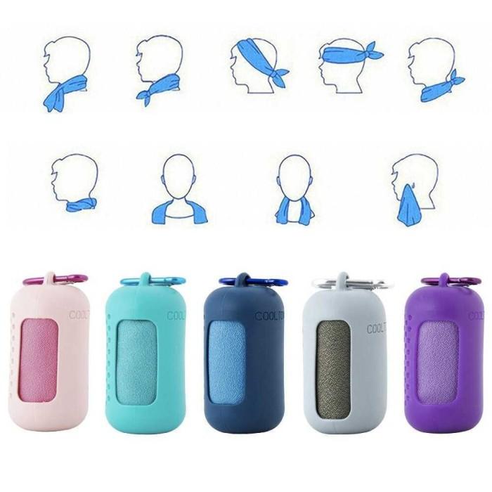 Taffsport Handuk Travel /handuk mini portable untuk olahraga hiking - Gray 6