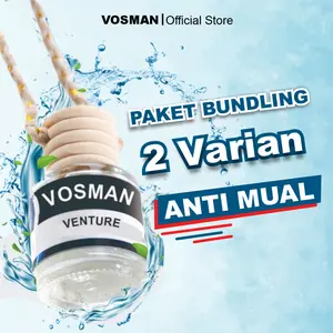 (DAPAT 2) Vosman Parfum Mobil dan Ruangan Mewah Aroma terapi Anti Mual 10 ml Car