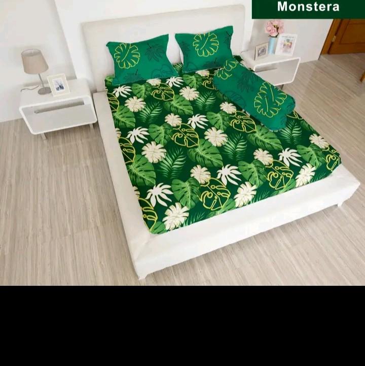 sprei murah motif kekinian Katun Bunga 2