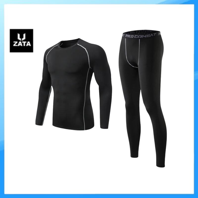 Bộ quần áo giữ nhiệt nam Pro Combat cao cấp Sport Chạy Bộ Top, chất liệu thun co dãn 4 chiều