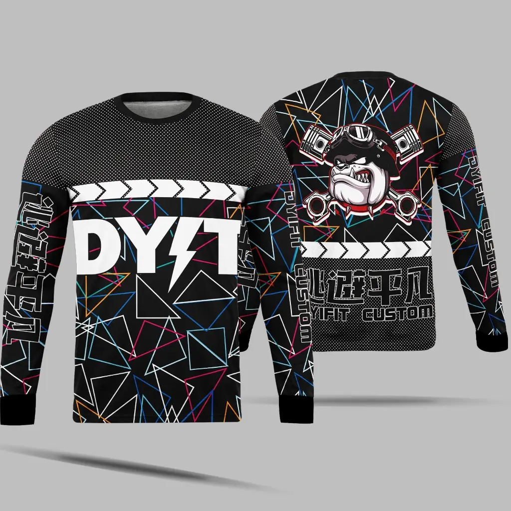 Motorcycle sweatshirt, bicycle sweatshirt, quick drying bicycle sweatshirt, men's sweatshirt, long sleeved cycling shirt