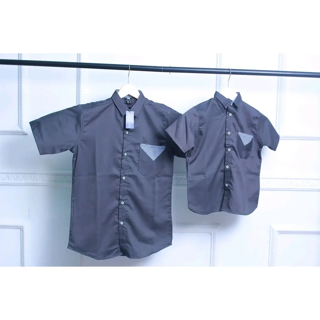 KEMEJA H-SQUARE LAKI LAKI CAOUPLE AYAH ANAK