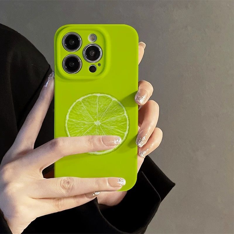 เคสโทรศัพท์ฟิล์มมะนาว สีเขียวเรืองแสง เข้ากันได้กับ OPPO A3X PRO, A5X, A16K, A17, A38, A54S, A55, A5