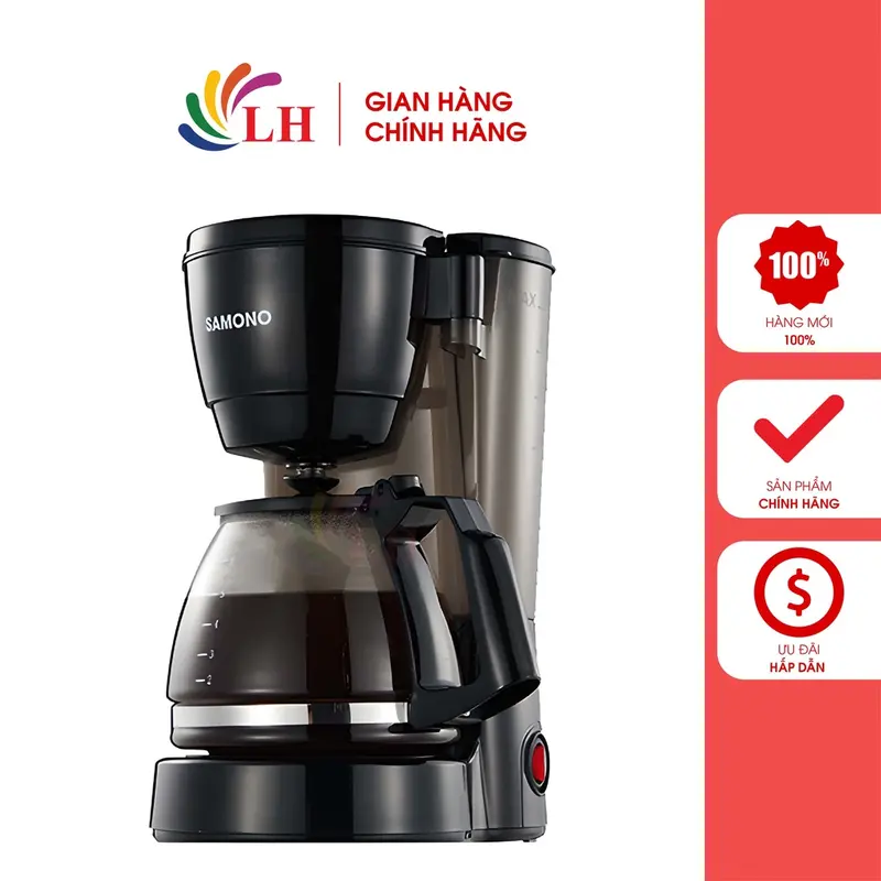 Máy pha cà phê tự động SAMONO SW-CMB06B - Hàng chính hãng 0