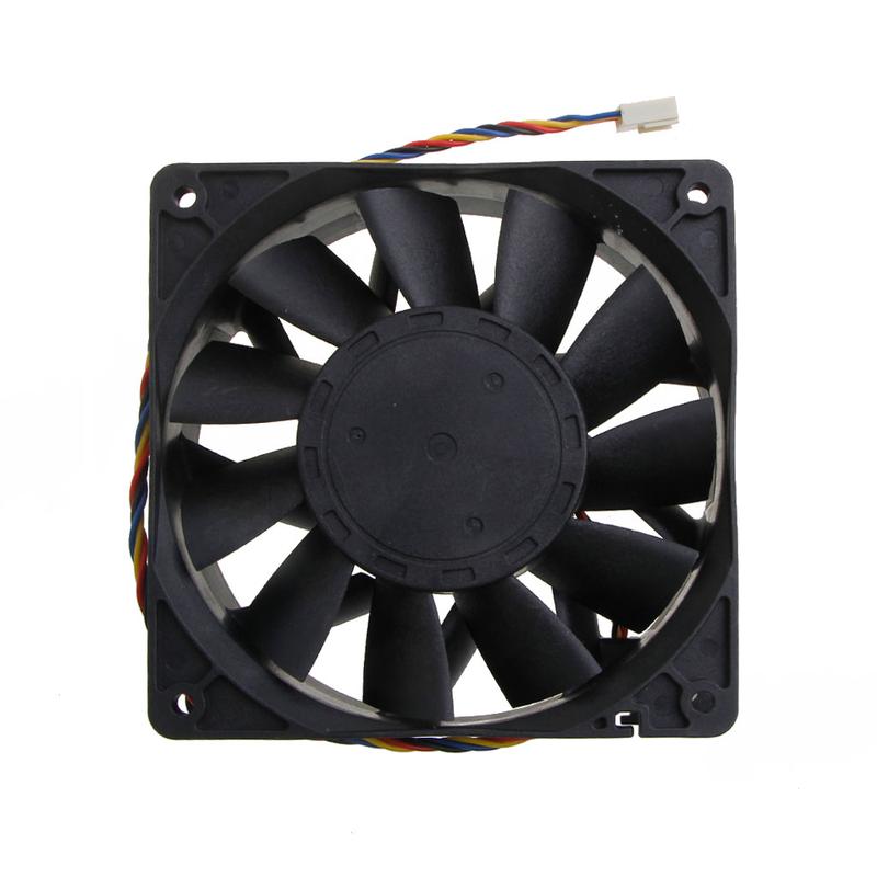 D12BM-12D CPU Fan 12038 12V 4-Pin PQM Temperature Control Cooling Fans 12cm 4700 rpm Strong Airflow Fan 2.3A 0