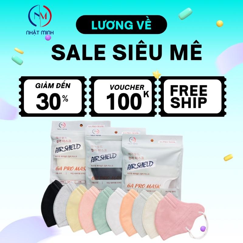 200 chiếc khẩu trang 6A Nhật Minh chống nắng chống bụi chống tia UV...