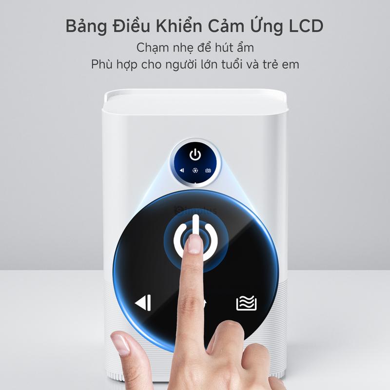Product Introduction of SimplusVN Máy Hút Ẩm CUSH004 Công Suất Hút 500ml/ngày, Dung Tích Bình Chứa 1L, Phù Hợp Cho Phòng 40-60M2, Công Nghệ Hút Ẩm Bán Dẫn Thông Minh, Màn Hình Cảm Ứng, Tiết Kiệm Năng Lượng, Độ Ồn Thấp,Bảo Hành 1 Năm Chỉ Đổi Không Sửa 12