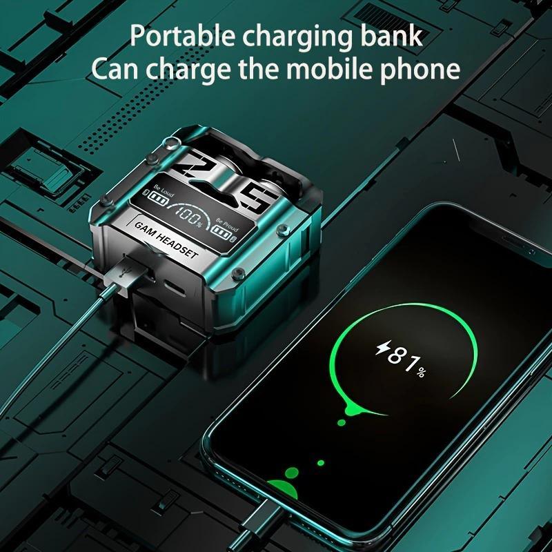 Product Introduction of 2024 TWS M25 Bluetooth Earphone 5.3 Waterproof Wireless Headphone 9D Stereo Sports Earbuds LED Microphoe Gaming Earphone Fireod 42