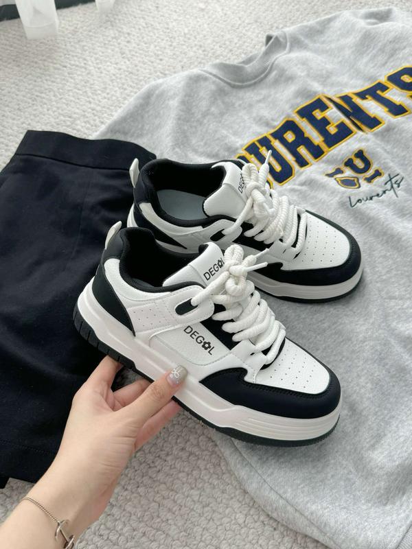 GIÀY SNEAKER DEGOL MÀU ĐEN UNISEX DG06