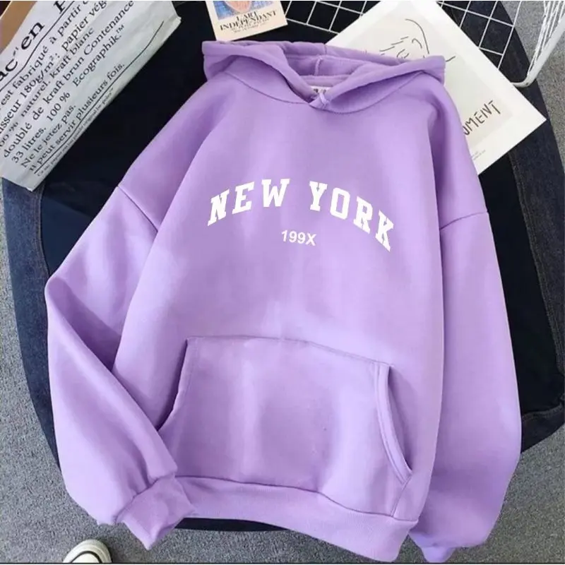 Jaket Hoodie Anak Perempuan 5- 15 Tahun NEW YORK 199X Sweater Anak Perempuan 4