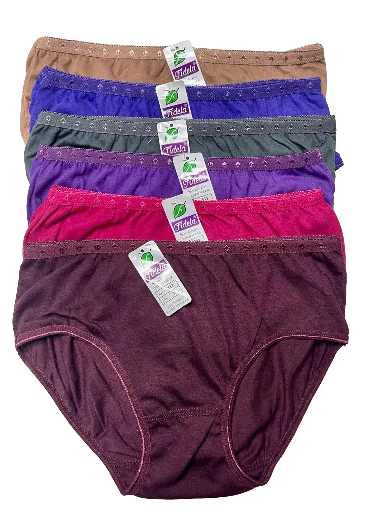 SYAQILA MART-1 LUSIN CELANA DALAM WANITA FIDELA SIZE M-XXXL/4L Nyaman Katun Motif Pendek Dewasa celana dalam ukuran xxl dalaman wanita celana dalawa cewek