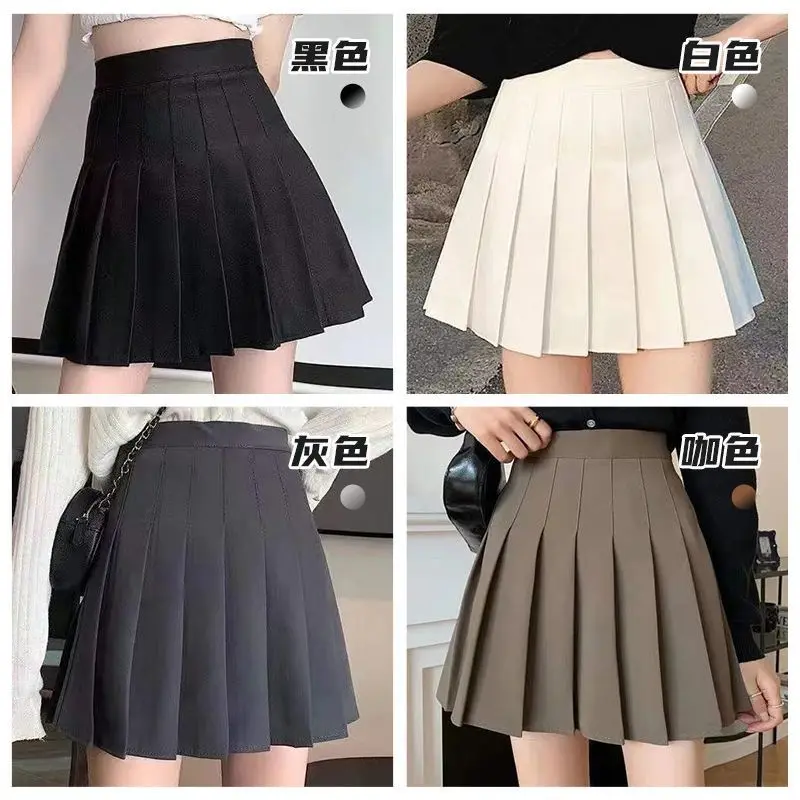 Quần An Toàn Mùa Hè, Cạp Cao, Bó Sát, Dễ Phối Đồ Váy Ngắn, Váy Chữ A, Váy Xếp Ly, Chống Lộ, Hàng Mới Về, 202 400