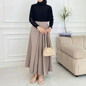 ALYA - Cellie Kulot Pleats - Celana Rok Casual Fit Kulot Highwaist Furano Premium