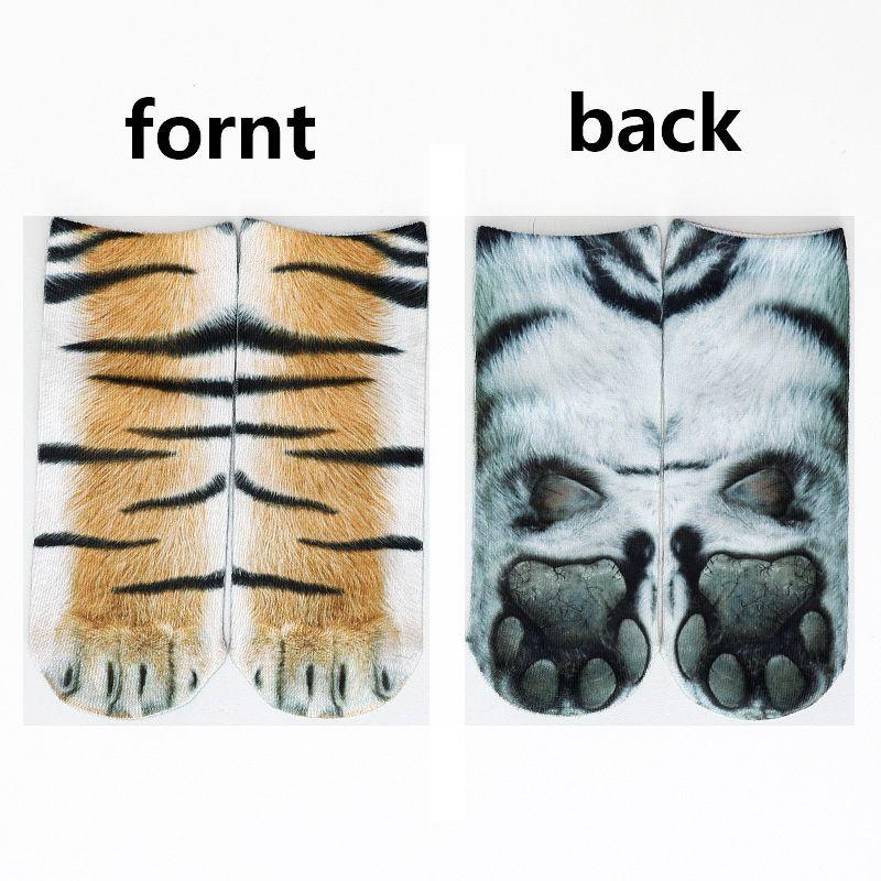 Product Introduction of Firstrich-TikTok Animal Feet Socks Trotter 3D Printing Creative Parent-Child Long Men's and Women's Tiger Children Cat's Paw Dog's Paw Chicken Feet 20