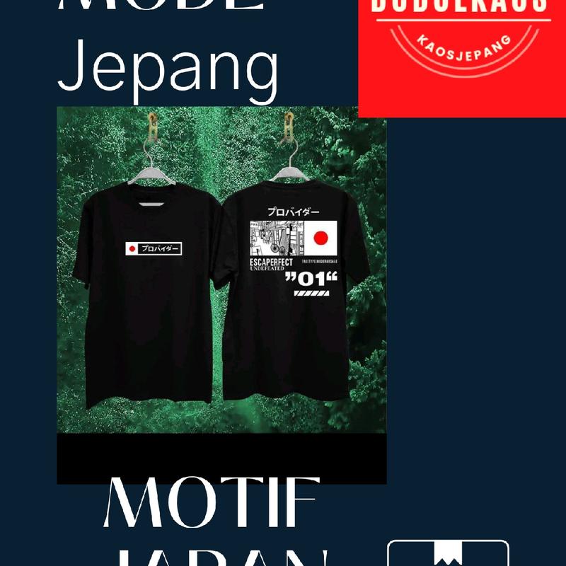 kaos Jepang viral Santai Santai Crew Neck Lembut 4