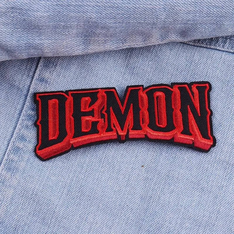 Cartoon Pattern Punk Series Style Embroidered Patch, 3 Counts/set Cute Heat Resistant Patch, DIY Decorative Sticker for Jacket, Jeans 2