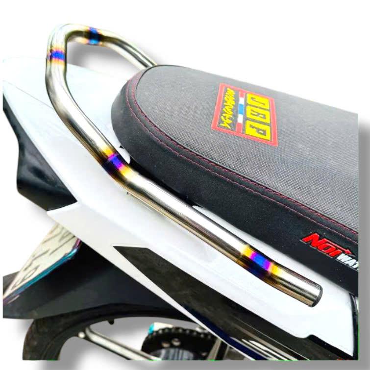  Tay xách inox xe wave a 110 2017 - 2024 khò 7 màu titan chất liệu inox 304 phụ kiện xe máy caoduongracing 