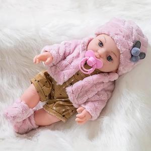 Regalo Perfecto para Niños, Muñeca de Bebé Reborn de Silicona Realista de 12 Pulgadas, Juguete de Vinilo, Títere de Mano de Plástico Suave, Cumpleaños Navidad Halloween