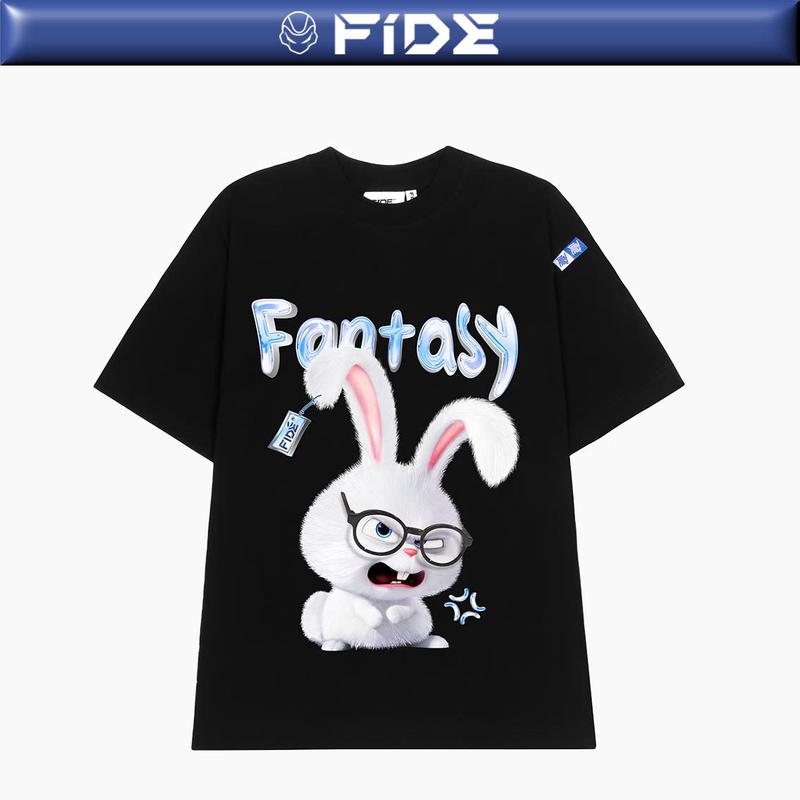 Áo thun FIDE Rabbit phông unisex form rộng local brand nam nữ cổ tròn oversize - AT130