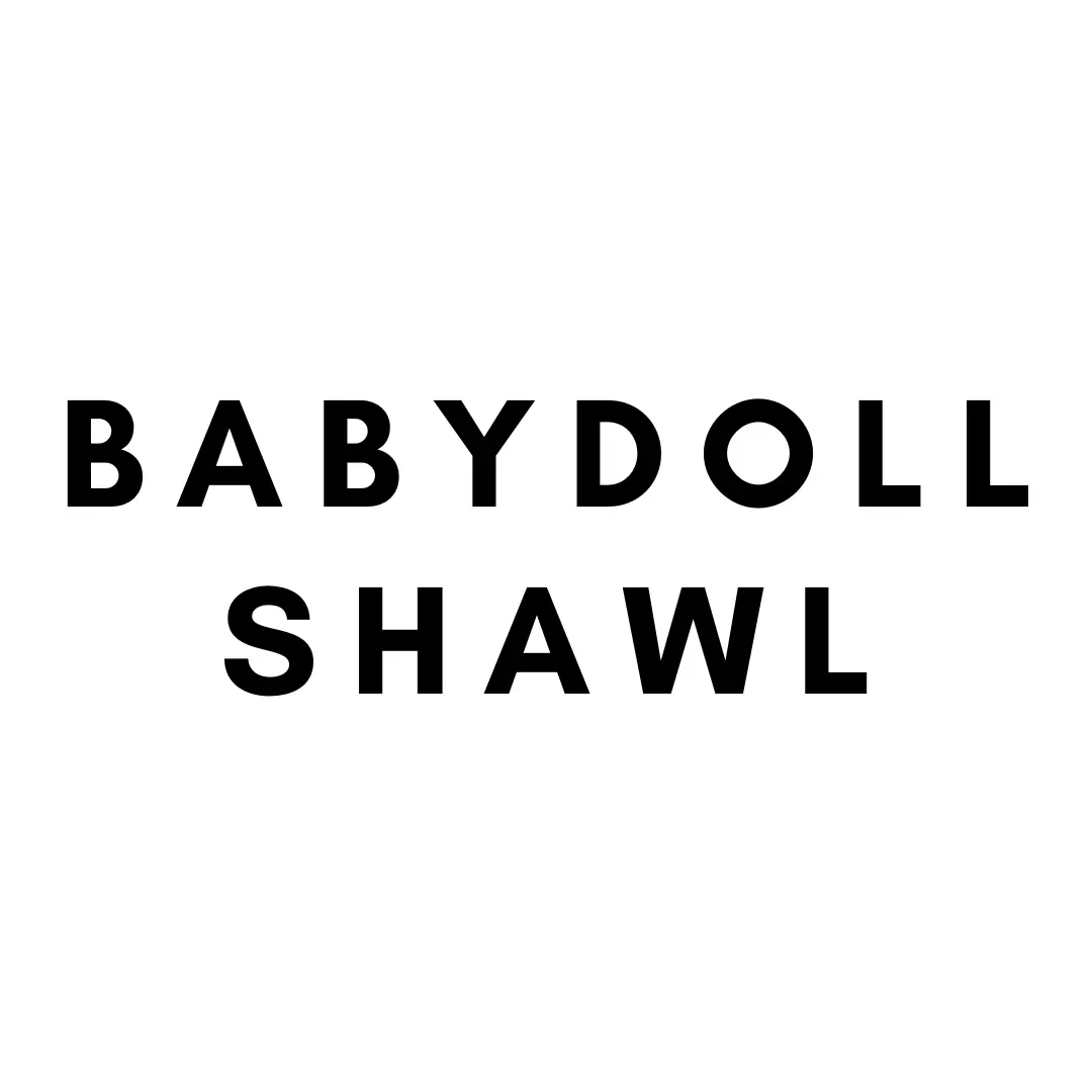 babydoll shawl (pashmina ceruty babydoll)
